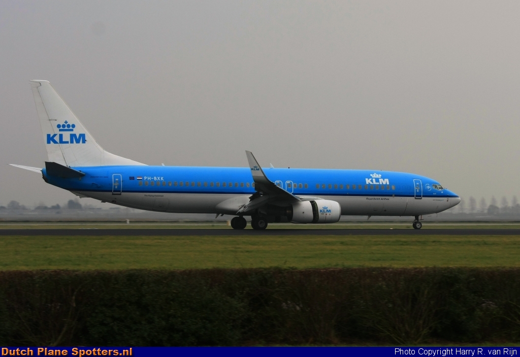 PH-BXK Boeing 737-800 KLM Royal Dutch Airlines by Harry R. van Rijn