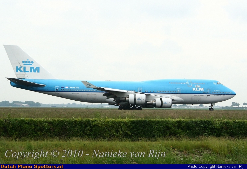 PH-BFU Boeing 747-400 KLM Royal Dutch Airlines by Nanieke van Rijn