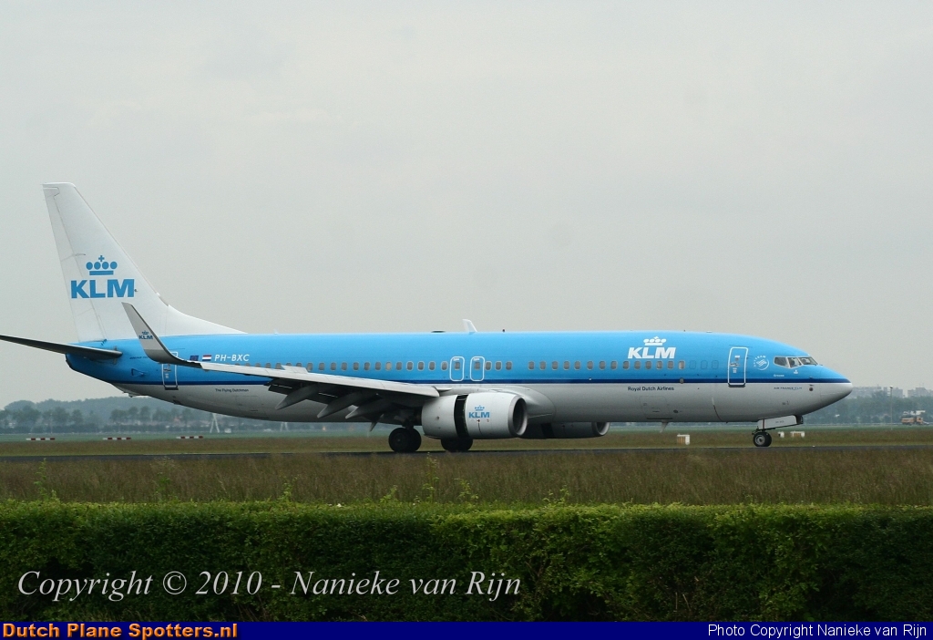 PH-BXC Boeing 737-800 KLM Royal Dutch Airlines by Nanieke van Rijn