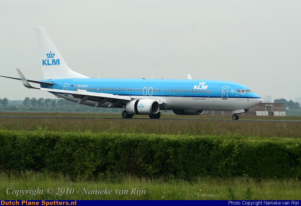 PH-BXD Boeing 737-800 KLM Royal Dutch Airlines by Nanieke van Rijn