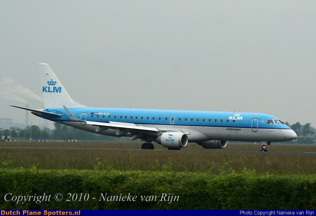 PH-EZA Embraer 190 KLM Cityhopper by Nanieke van Rijn