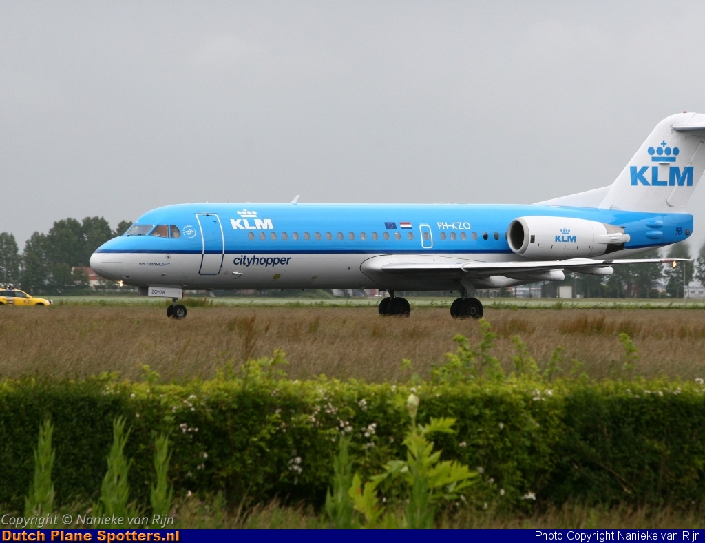 PH-KZO Fokker 70 KLM Cityhopper by Nanieke van Rijn