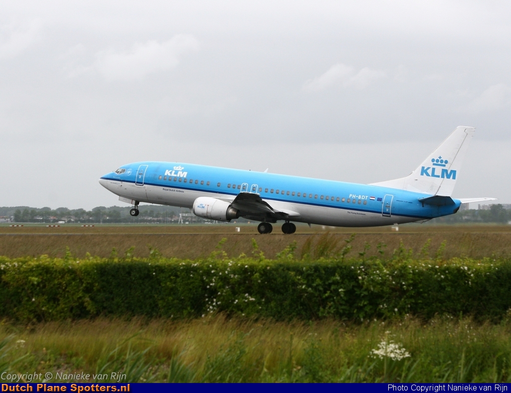 PH-BDT Boeing 737-400 KLM Royal Dutch Airlines by Nanieke van Rijn