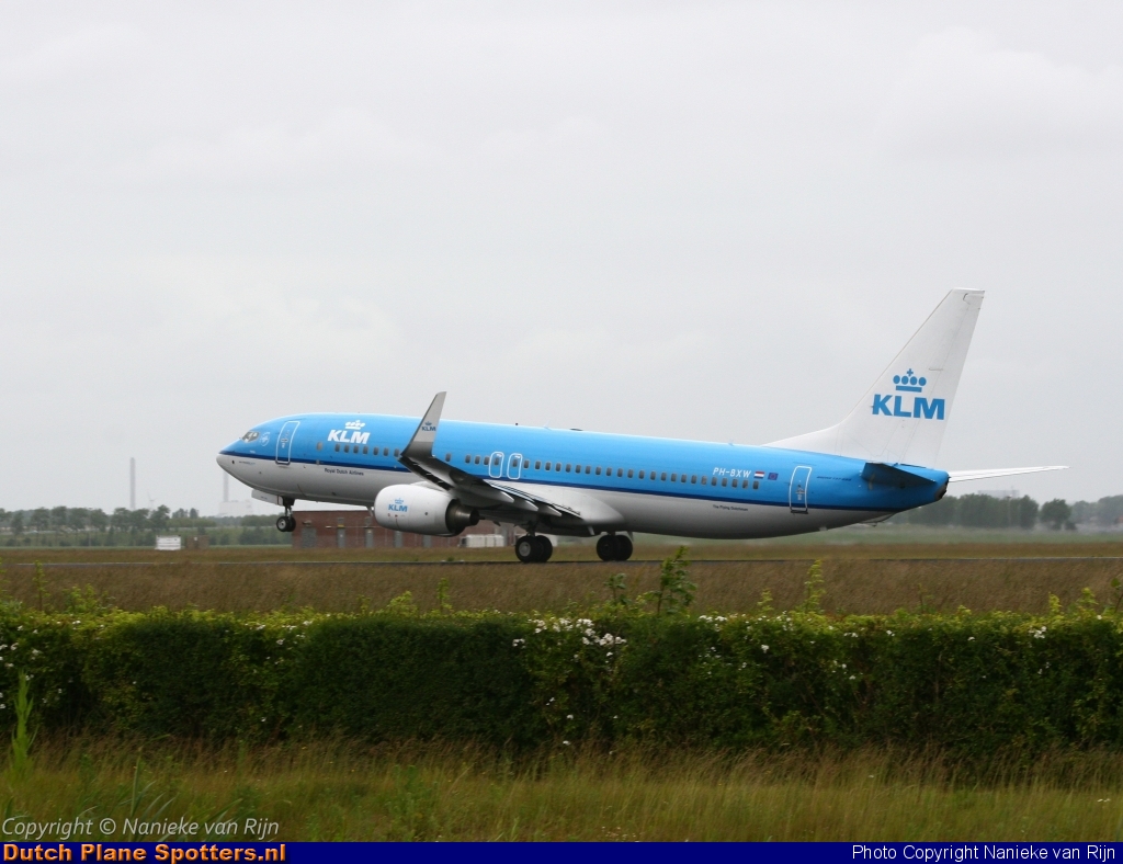 PH-BXW Boeing 737-800 KLM Royal Dutch Airlines by Nanieke van Rijn