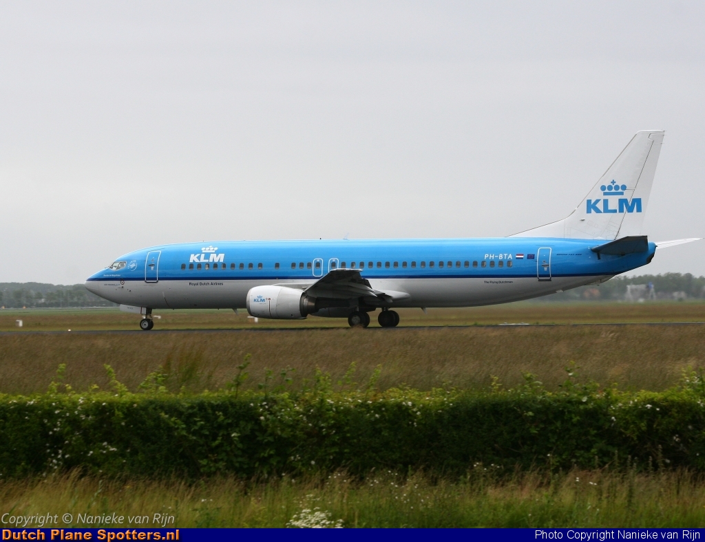 PH-BTA Boeing 737-400 KLM Royal Dutch Airlines by Nanieke van Rijn