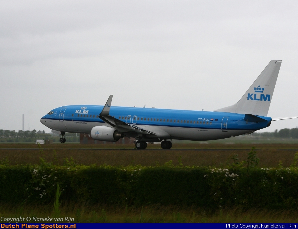PH-BXU Boeing 737-800 KLM Royal Dutch Airlines by Nanieke van Rijn