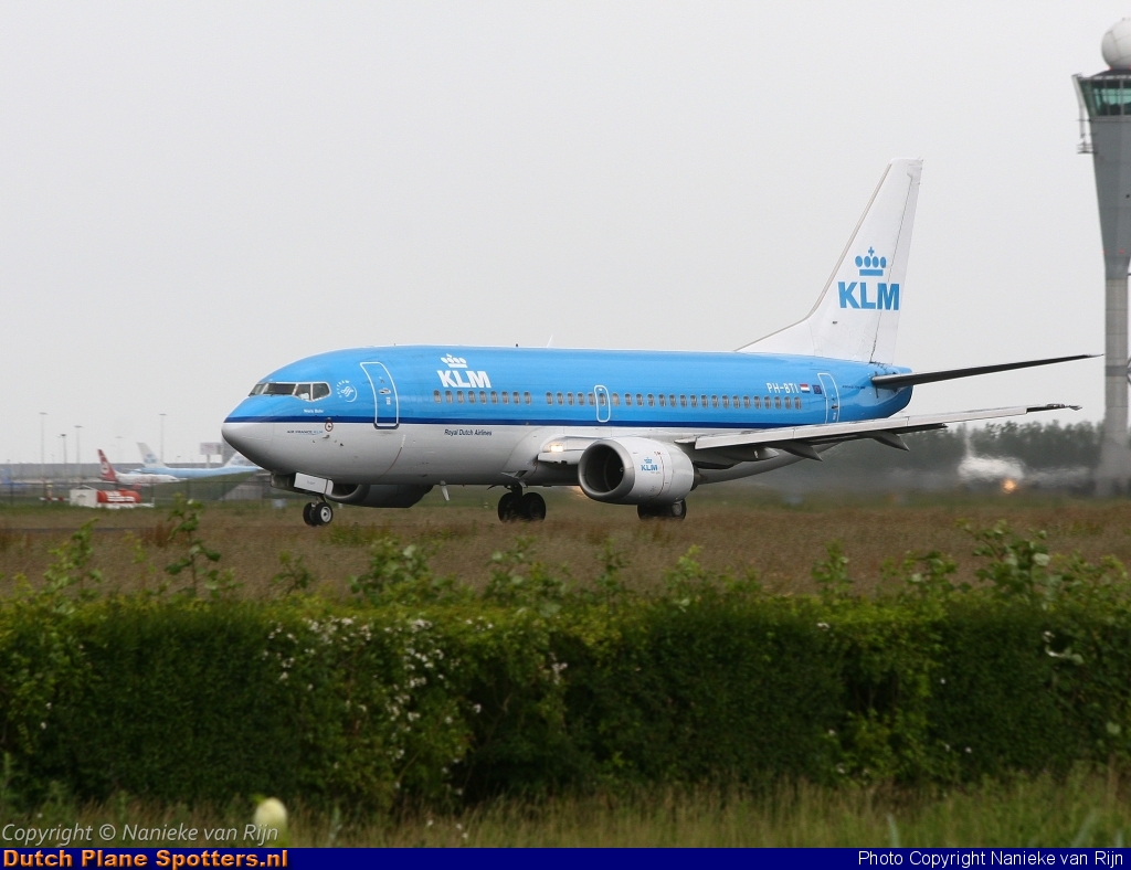 PH-BTI Boeing 737-300 KLM Royal Dutch Airlines by Nanieke van Rijn