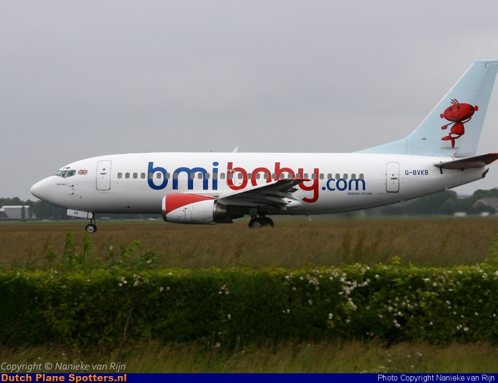 G-BVKB Boeing 737-500 BMI Baby by Nanieke van Rijn