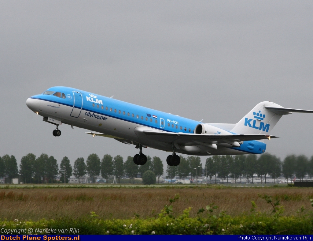 PH-JCH Fokker 70 KLM Cityhopper by Nanieke van Rijn