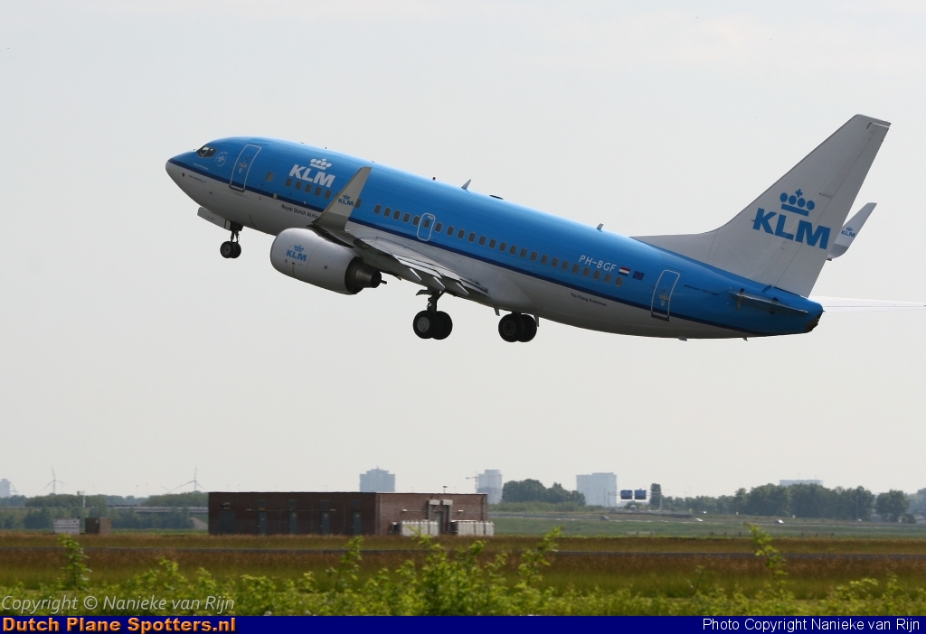 PH-BGF Boeing 737-700 KLM Royal Dutch Airlines by Nanieke van Rijn