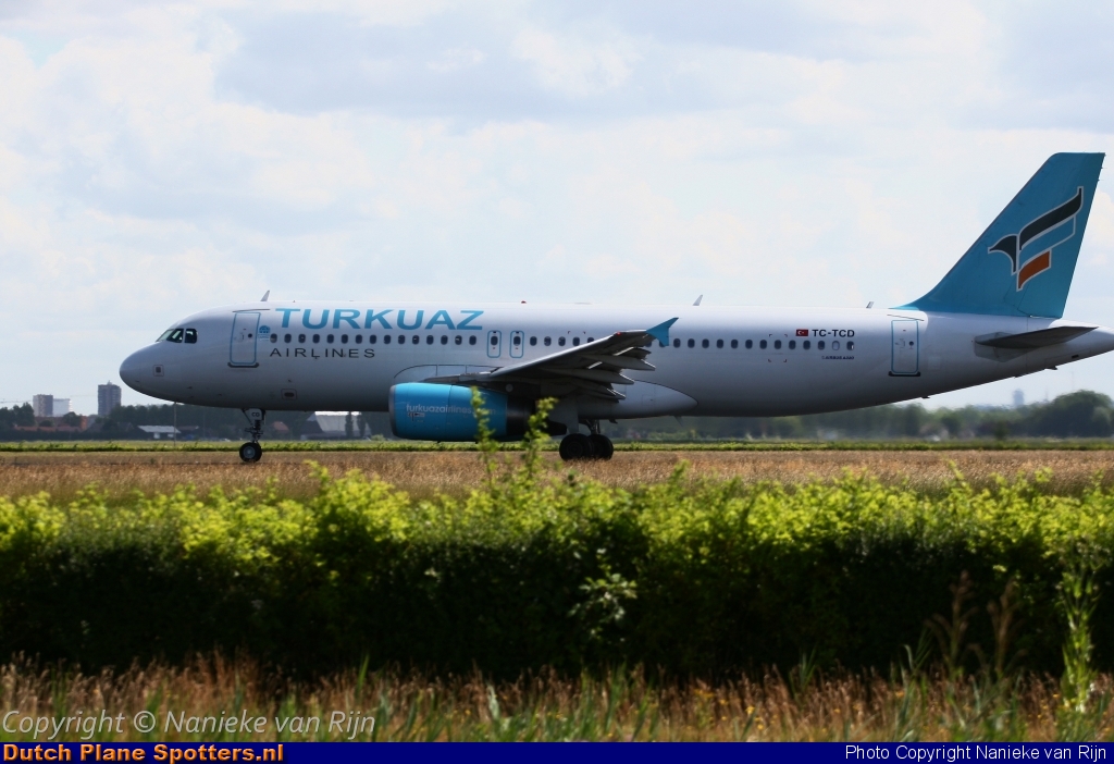 TC-TCD Airbus A320 Turkuaz Airlines by Nanieke van Rijn