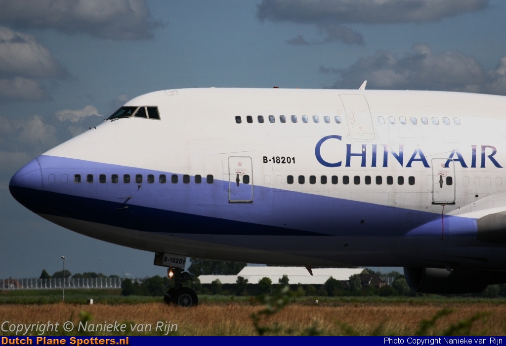 B-18201 Boeing 747-400 China Airlines by Nanieke van Rijn