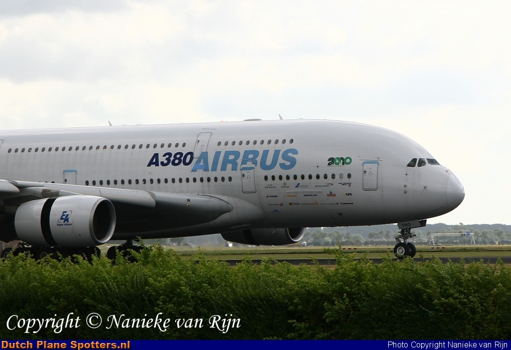 F-WWDD Airbus A380-800 Airbus Industrie by Nanieke van Rijn