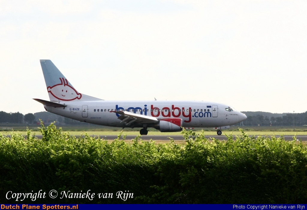 G-BVZE Boeing 737-500 BMI Baby by Nanieke van Rijn