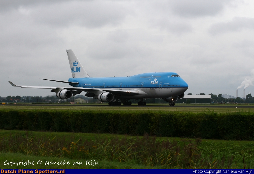 PH-BFR Boeing 747-400 KLM Royal Dutch Airlines by Nanieke van Rijn