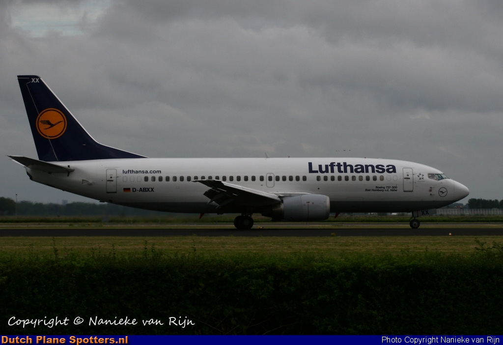 D-ABXX Boeing 737-300 Lufthansa by Nanieke van Rijn