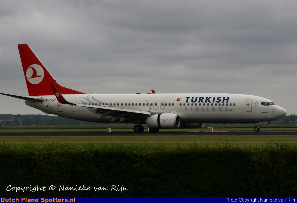 TC-JGP Boeing 737-800 Turkish Airlines by Nanieke van Rijn