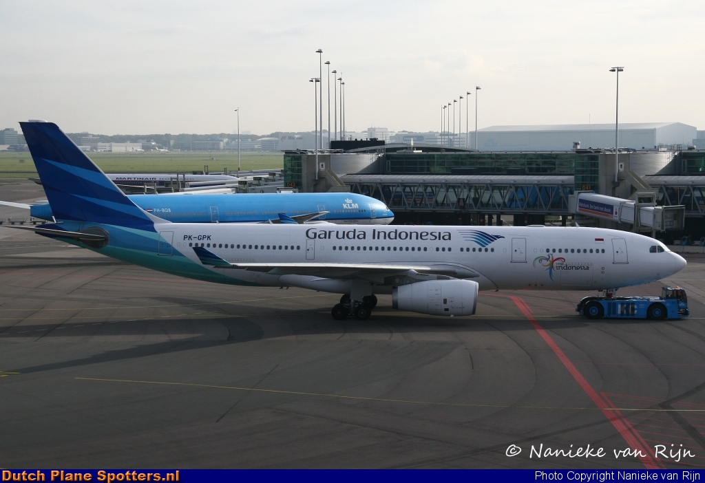 PK-GPK Airbus A330-200 Garuda Indonesia by Nanieke van Rijn