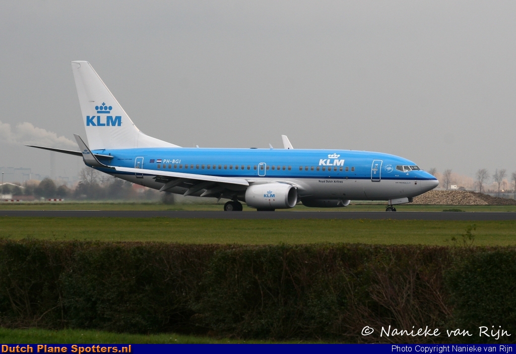 PH-BGI Boeing 737-700 KLM Royal Dutch Airlines by Nanieke van Rijn