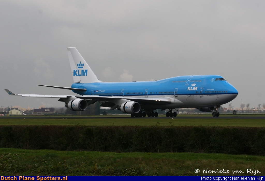 PH-BFO Boeing 747-400 KLM Royal Dutch Airlines by Nanieke van Rijn