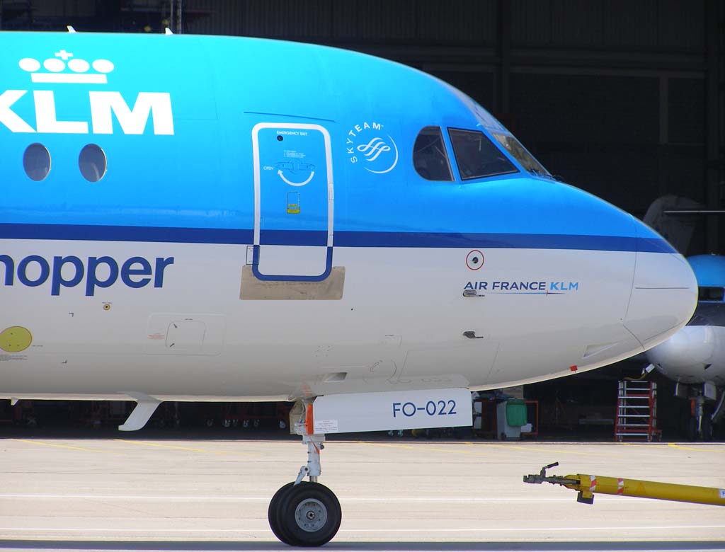 PH-OFO Fokker 100 KLM Cityhopper by Captainofthesky
