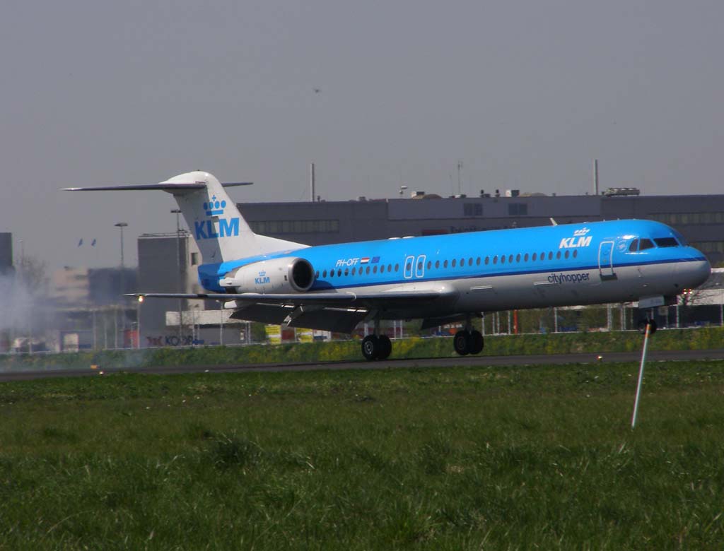 PH-OFF Fokker 100 KLM Cityhopper by Captainofthesky