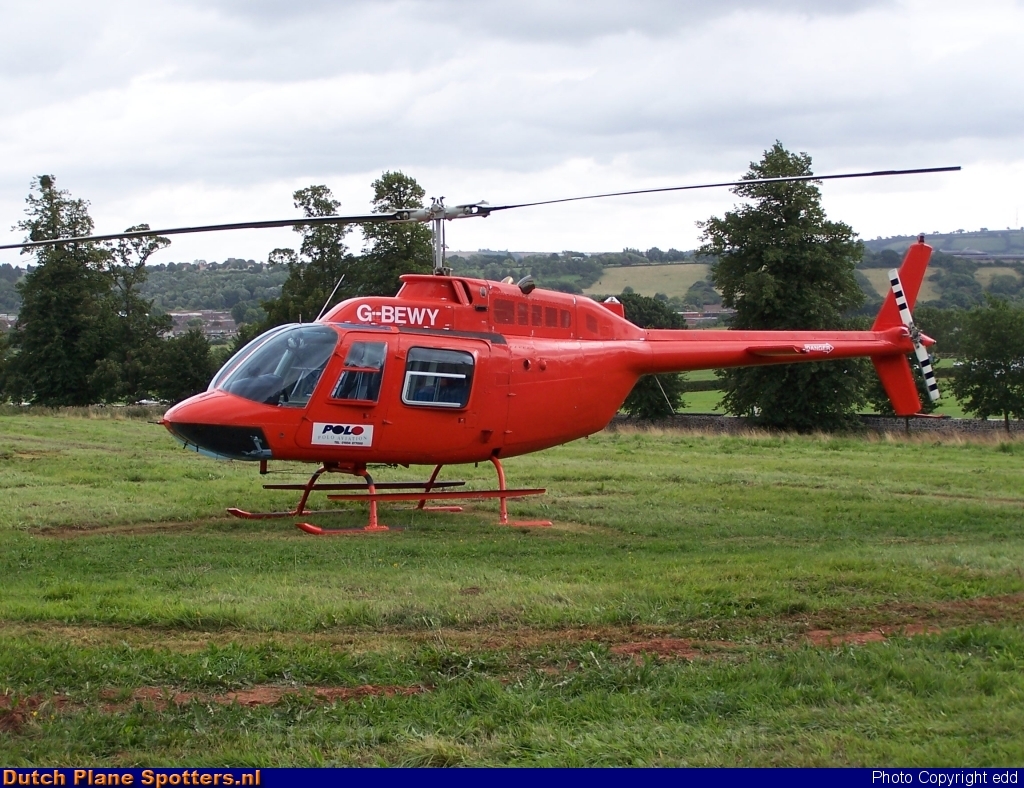 G-BEWY Bell 206 Polo Aviation by edd