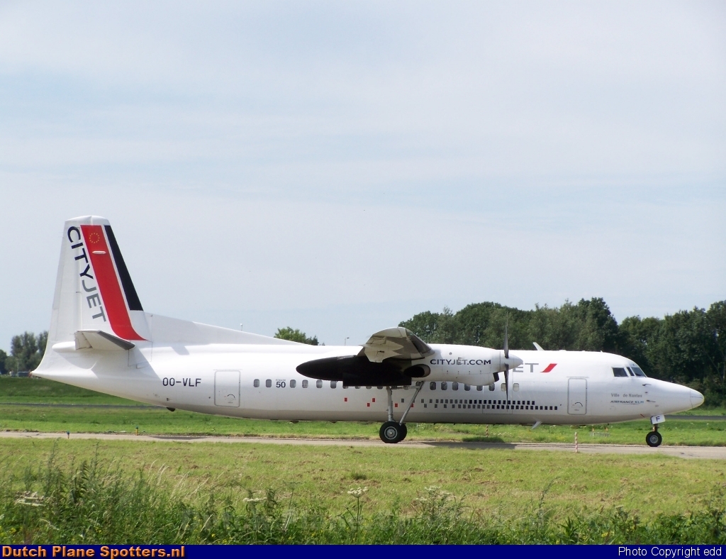 OO-VLF Fokker 50 Cityjet by edd