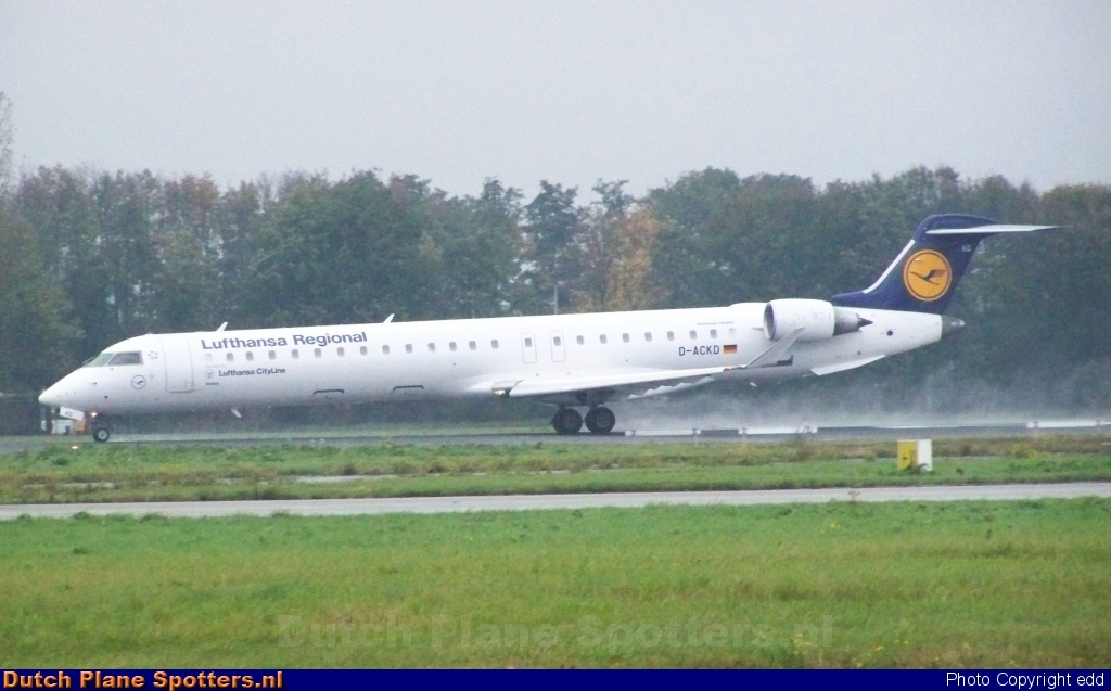 D-ACKD Bombardier Canadair CRJ900 CityLine (Lufthansa Regional) by edd