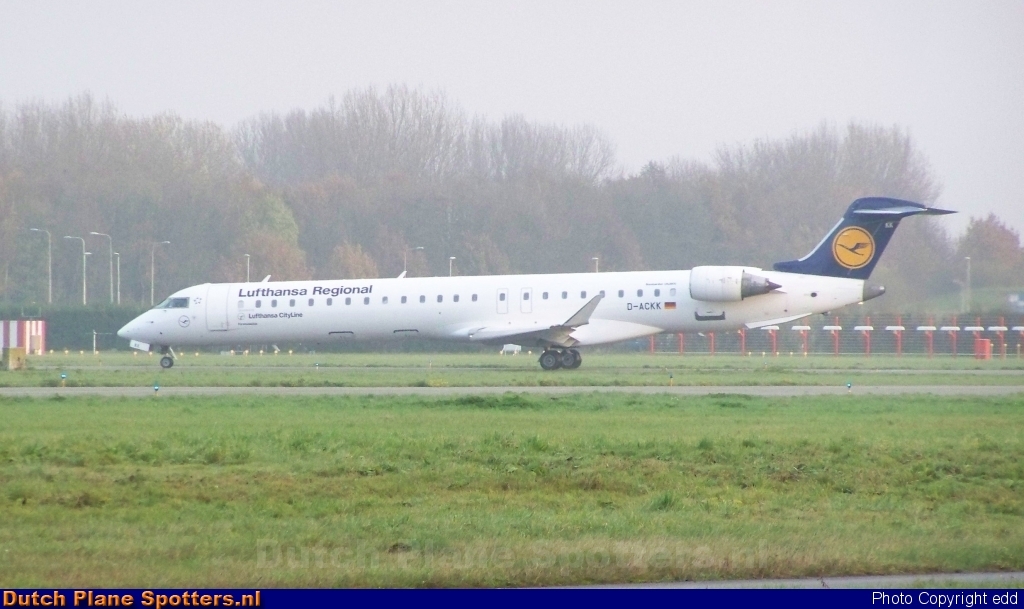 D-ACKK Bombardier Canadair CRJ900 CityLine (Lufthansa Regional) by edd