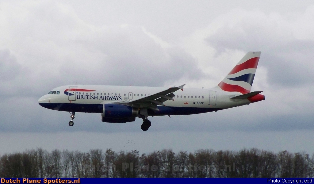 G-DBCK Airbus A319 British Airways by edd