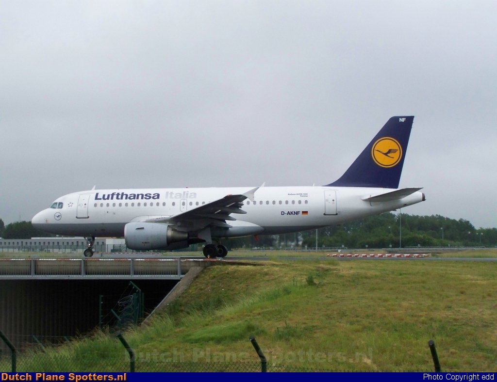 D-AKNF Airbus A319 Lufthansa Italia by edd