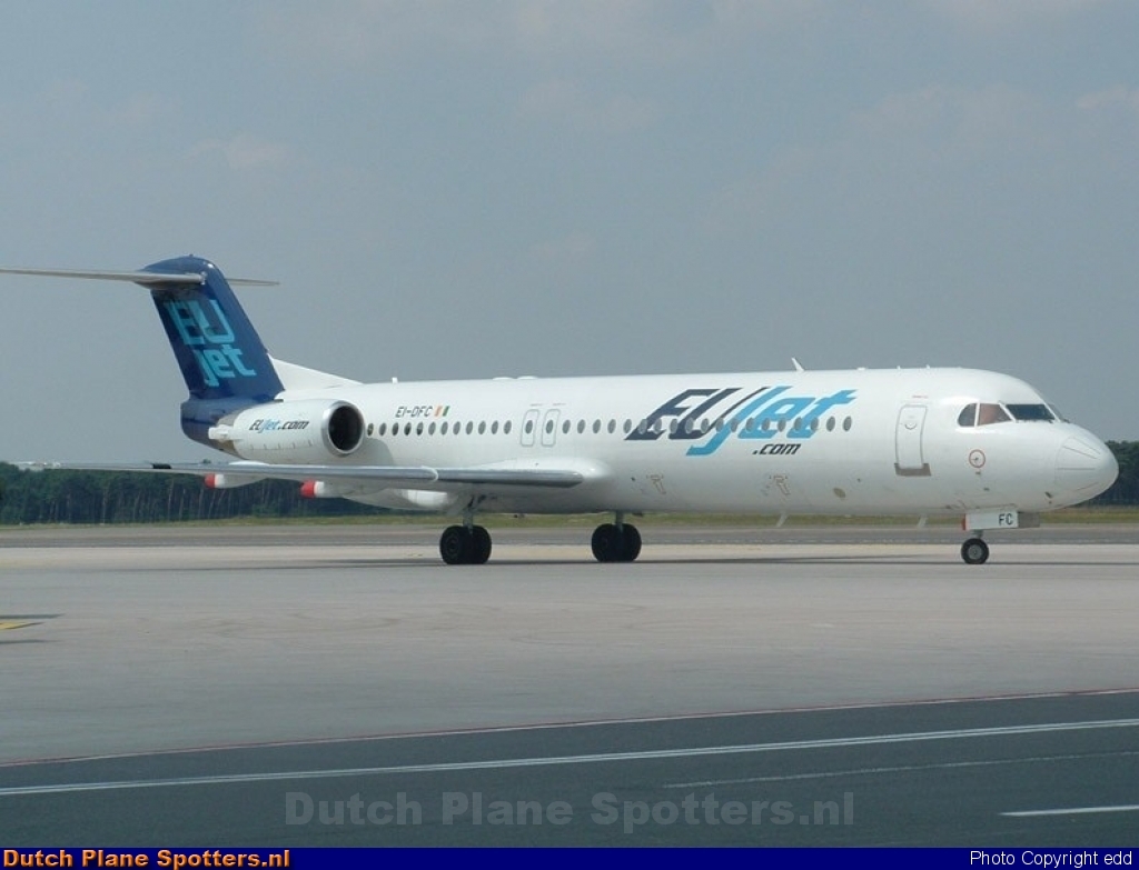 EI-DFC Fokker 100 EU Jet by edd