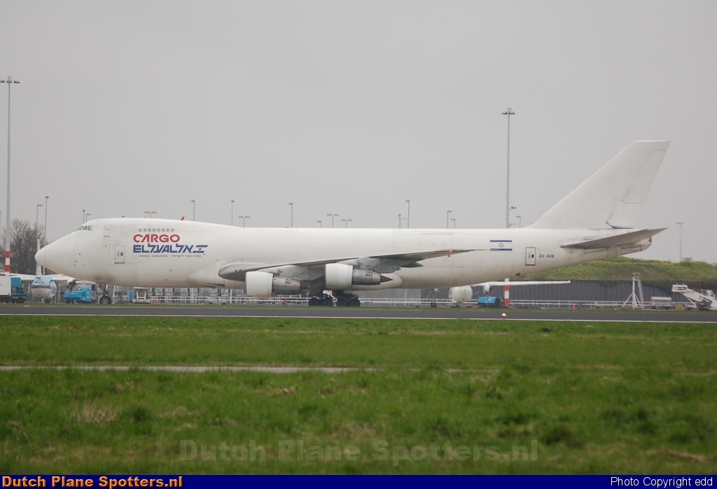 4X-AXK Boeing 747-200 El Al Cargo by edd