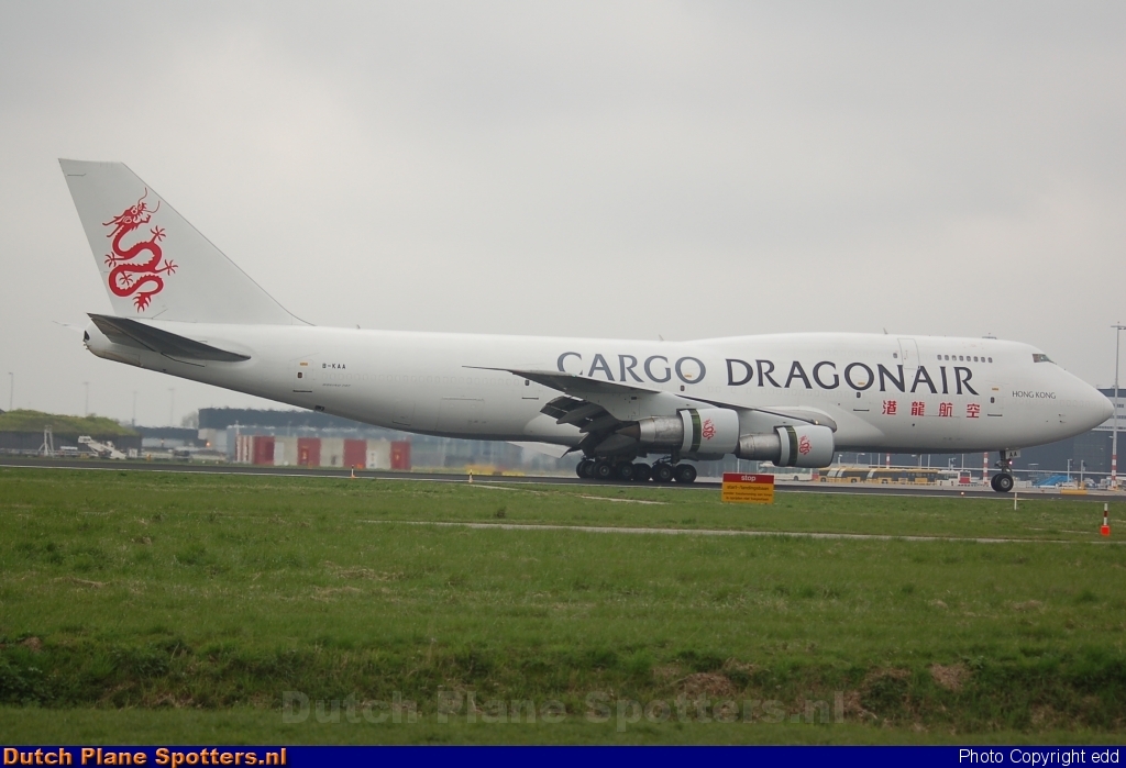 B-KAA Boeing 747-300 Dragonair Cargo by edd