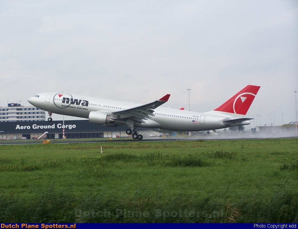 N860NW Airbus A330-200 Northwest Airlines by edd