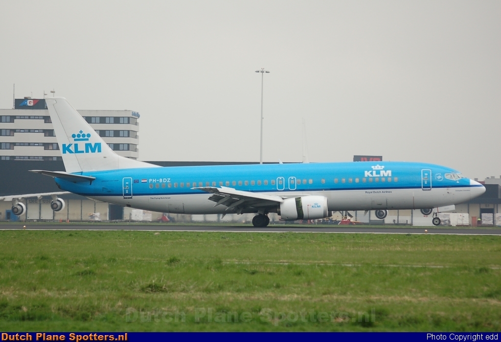PH-BDZ Boeing 737-400 KLM Royal Dutch Airlines by edd