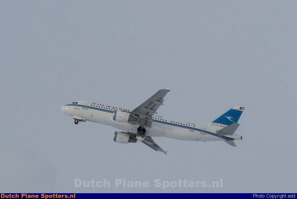9K-AKD Airbus A320 Kuwait - Government by edd