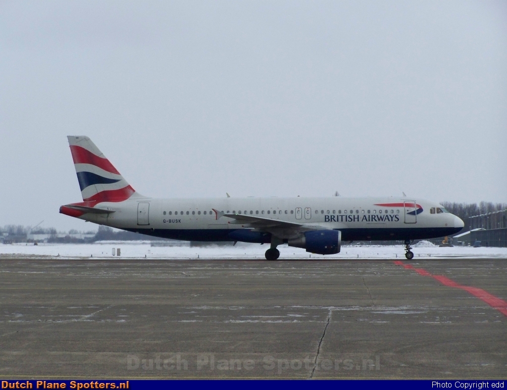 G-BUSK Airbus A320 British Airways by edd