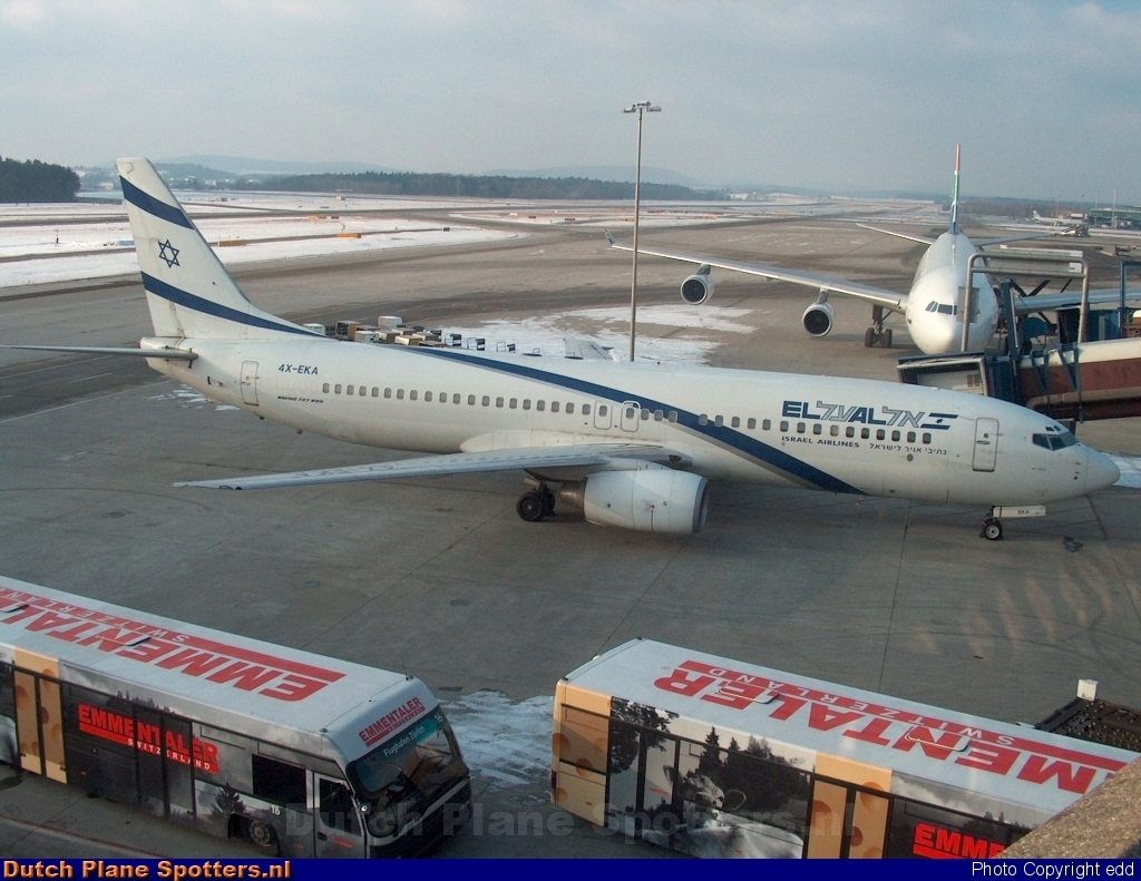4X-EKA Boeing 737-800 El Al Israel Airlines by edd