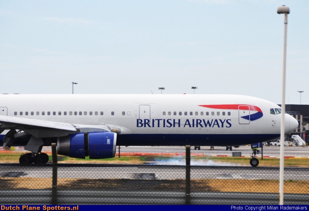 G-BNWY Boeing 767-300 British Airways by Milan Rademakers