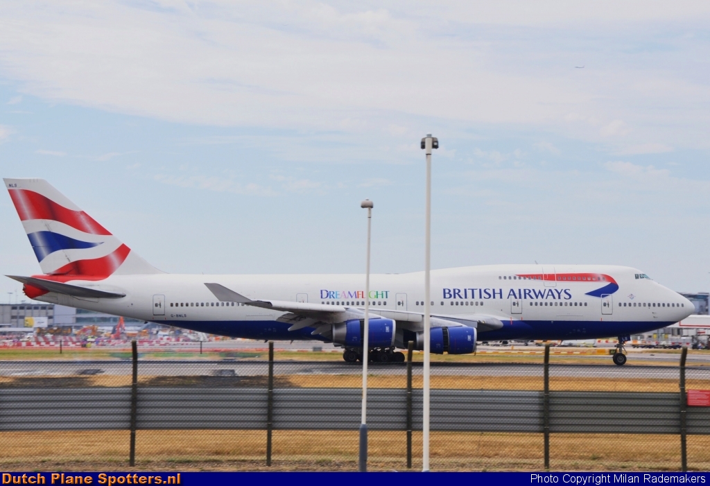 G-BNLS Boeing 747-400 British Airways by Milan Rademakers