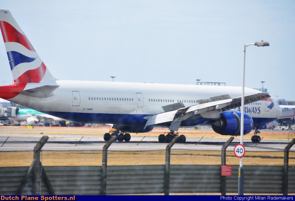 G-YMME Boeing 777-200 British Airways by Milan Rademakers
