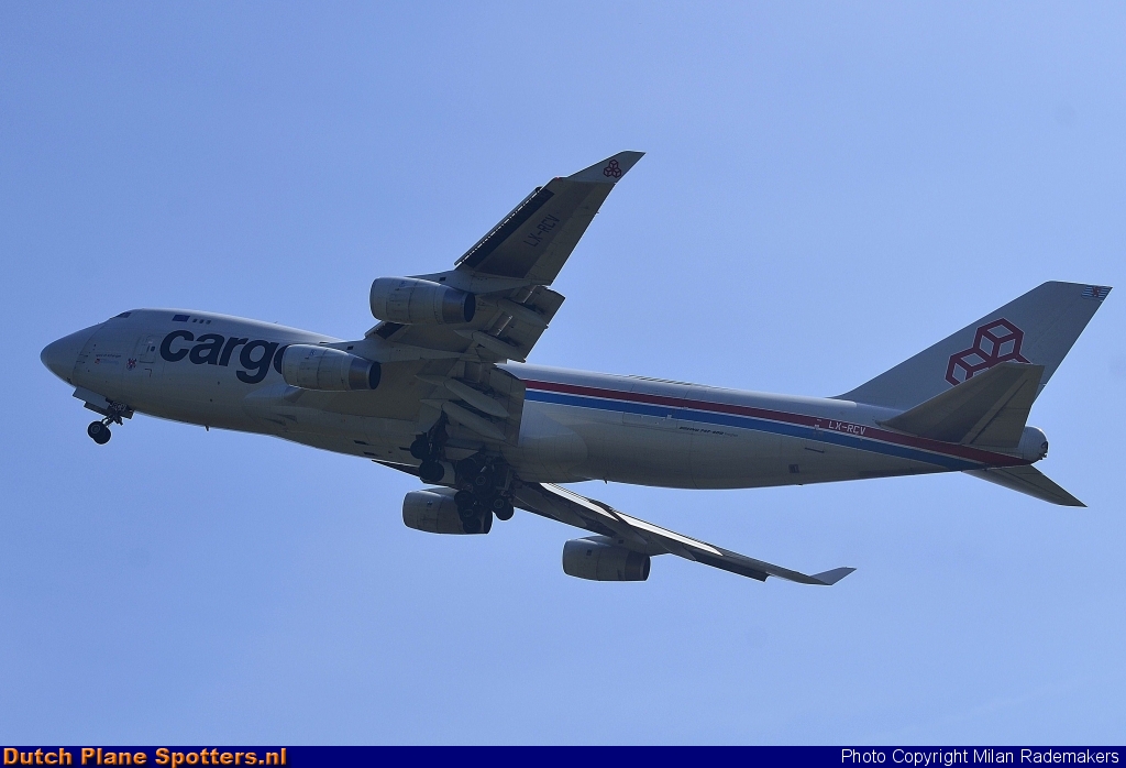 LX-RCV Boeing 747-400 Cargolux by Milan Rademakers