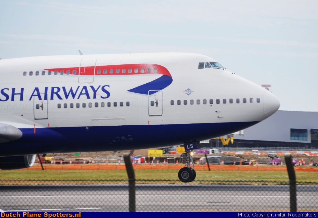 G-BNLS Boeing 747-400 British Airways by Milan Rademakers