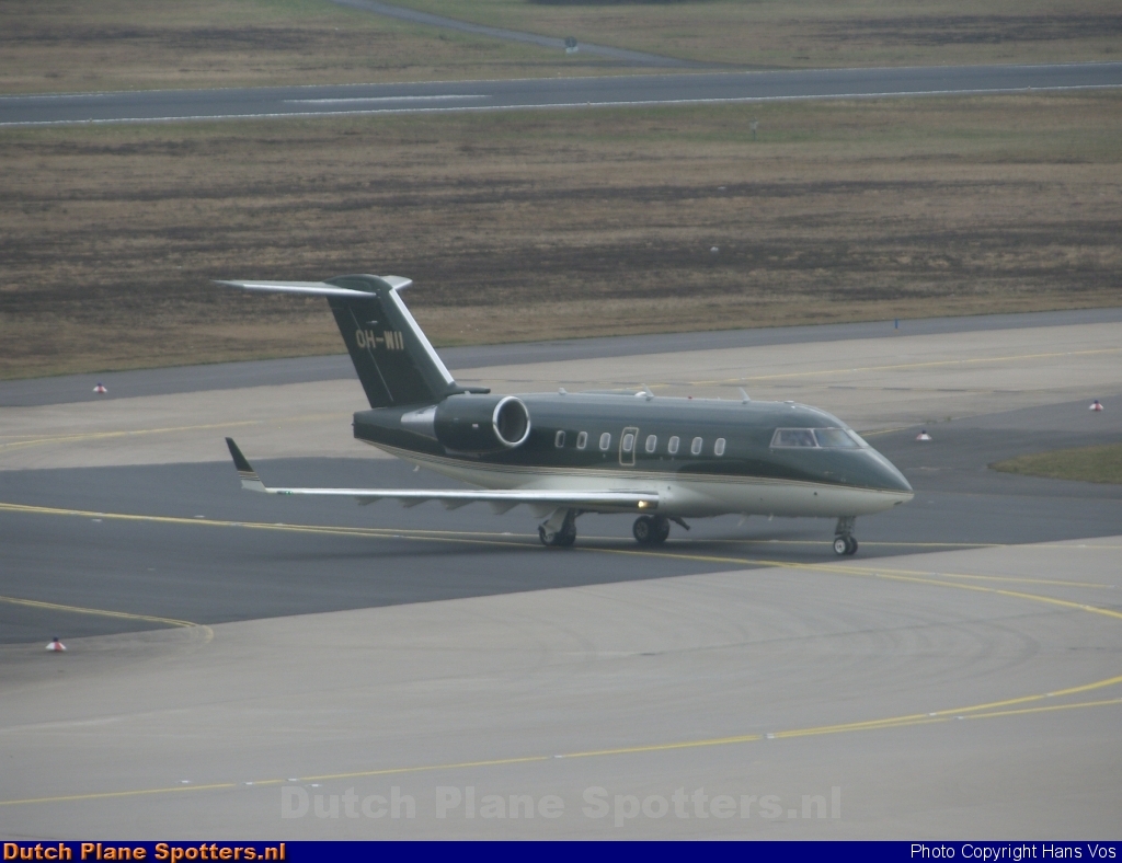 OH-WII Bombardier Challenger 600 Jetflite OY by Hans Vos