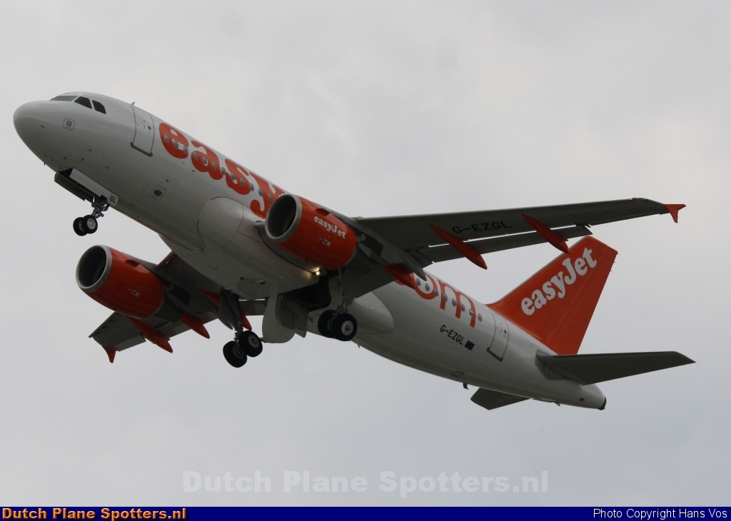 G-EZGL Airbus A319 easyJet by Hans Vos