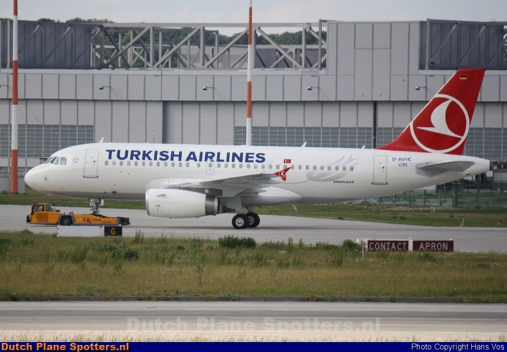 D-AVYC Airbus A319 Turkish Airlines by Hans Vos
