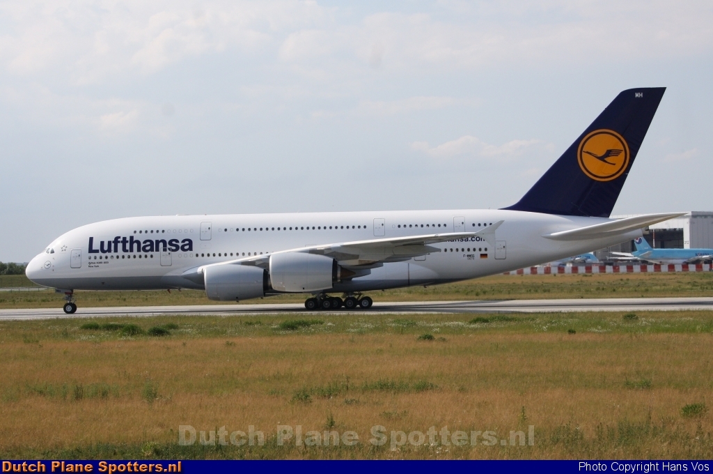 F-WWSG Airbus A380-800 Lufthansa by Hans Vos