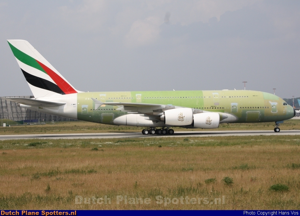 F-WWSZ Airbus A380-800 Emirates by Hans Vos